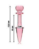 Plug Nebula Rosa 13.5 cm - Ibiza Glass