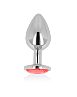 Cristal Vermelho - Plug Anal 8 cm