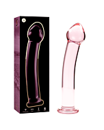 Dildo de Cristal Rosa Nebuloso