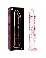 Dildo de Cristal Rosa Nebuloso