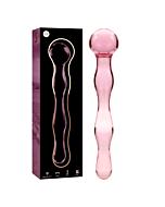 Dildo de Cristal Rosa Nebulosa 13