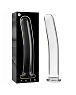 Dildo de Cristal Nebula 18,5 cm Transparente