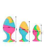 Conjunto de Plugs Rainbow Bliss