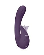 Vibrador Ponto G Pulsante: Roxo Vivo
