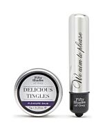 Kit de bala vibratória de prazer e protetor labial