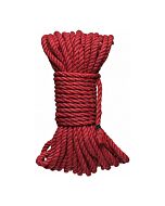 Kink cuerda de bondage hemp 914x0,6cm - rojo
