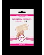 Byebra extensores de contorno flexibles 3 ganchos 4uds