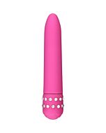 Toyjoy-Vendendo vibrador rosa com diamantes