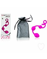 Bonitas bolas amor lilás triple