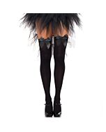 Meias Laço Preto Plus