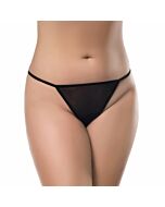 Tanga de lingerie rainha com s / m brilhante