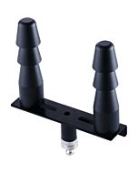 Vac-u-fechadura dupla - preto