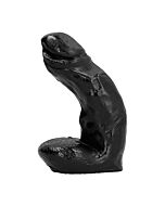All black  pene realístico 15cm