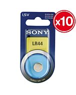15V LR44 alcalinas Sony (10 unidades)