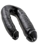 Rei dildo pau dupla penetração