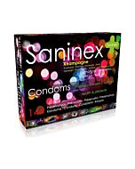 Saninex preservativos xhampagne - punteado 144 uds