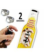 Dos anillos abridor de botella happy hour