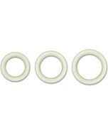 Halo 55mm kit de anillos - blanco