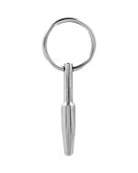 Mini plug do pênis - 8 mm - plata