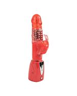 Climax joy 3x multi-purpose rabbit vibe - rojo