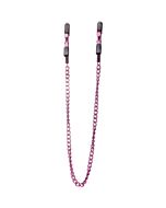 alicates ajustáveis ​​Ouch para mamilos cor de rosa