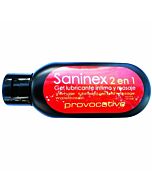 Saninex 2 en 1 lubricante intimo y masaje provocative