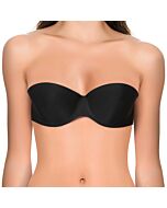 Set de 3 uds. invisible bra strapless autoadhesivo - color negro