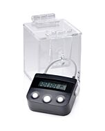 O porta-chaves deluxe caixa com cadeado - transparente