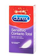 Sensíveis Durex Contacto Total de 12 unidades - Durex