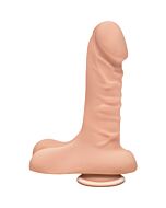 The super d pene realístico 16,5 cm vainilla