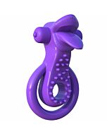 Fantasia c-anel anel de casal com linguagem estimulante