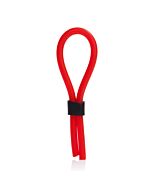 Silicone stud lasso rojo