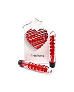 Saninex vibrador fantastic reality - metálico/rojo