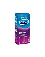Preservativos sem Látex Durex, 12 unidades.