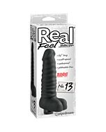Sensação real vibrador realista toyz No 13 preto