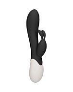 Flame - vibrador conejito con calor - negro
