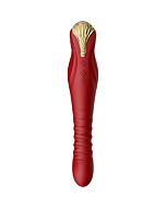 Vibrador Zalo King - vermelho