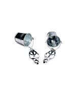 Pinzas para pezones con cubos de metal