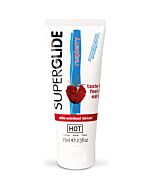 Hot Superglide framboesa 75ml lubrificante comestível