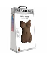 Cybersking virtual sexo torso mulher negra Realistica