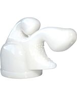 cabeça Triad para minha varinha vibrador shibari branco