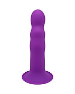 Hitsens 3 - vibrador de silicone roxo de dupla densidade