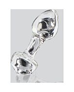 Stargazer - plug de cristal transparente