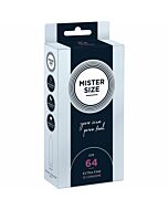 Mister size 64 (10 pack) - preservativo natural
