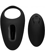 Sono no.74 anillo vibrador con control remoto - negro