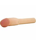 Cyberskin vibrador extensão natural do pénis