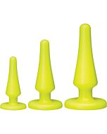 American pop kit de entrenamiento anal amarillo