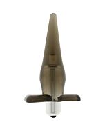 Plugue potência anal vibrador preto