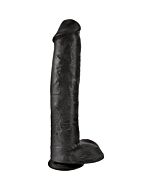 Pénis Realístico King Cock Negro 38cm