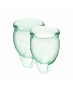 Satisfyer se sente confiante copa menstrual - verde